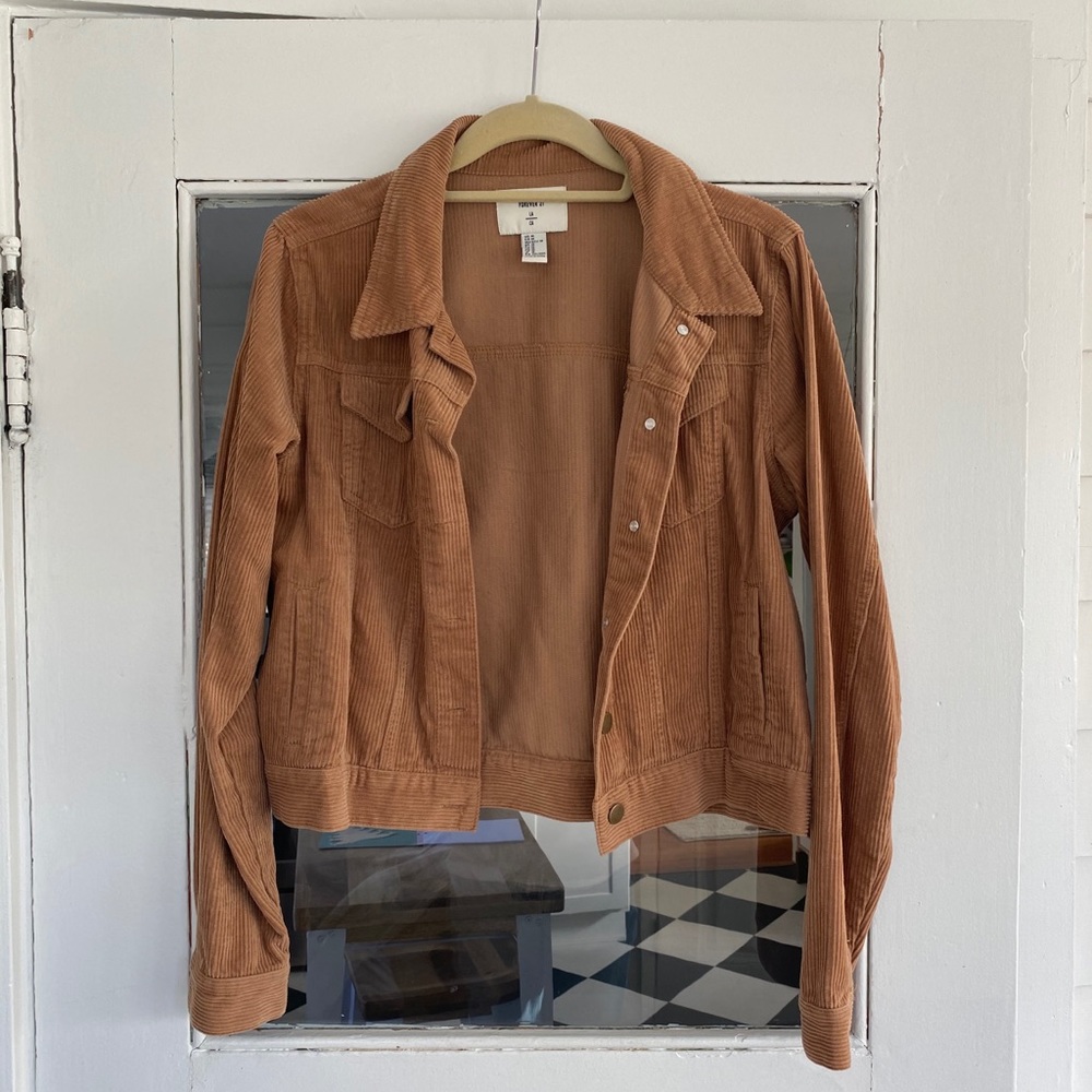 Camel Corduroy Jacket